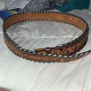 Vintage Tony lama western belt